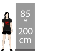 85 * 200cm<br/><span style='font-size:11px;'>(85 * 200 cm)</span>